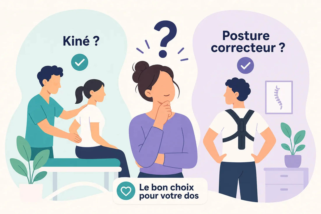 Kiné ou correcteur de posture : que choisir pour votre dos