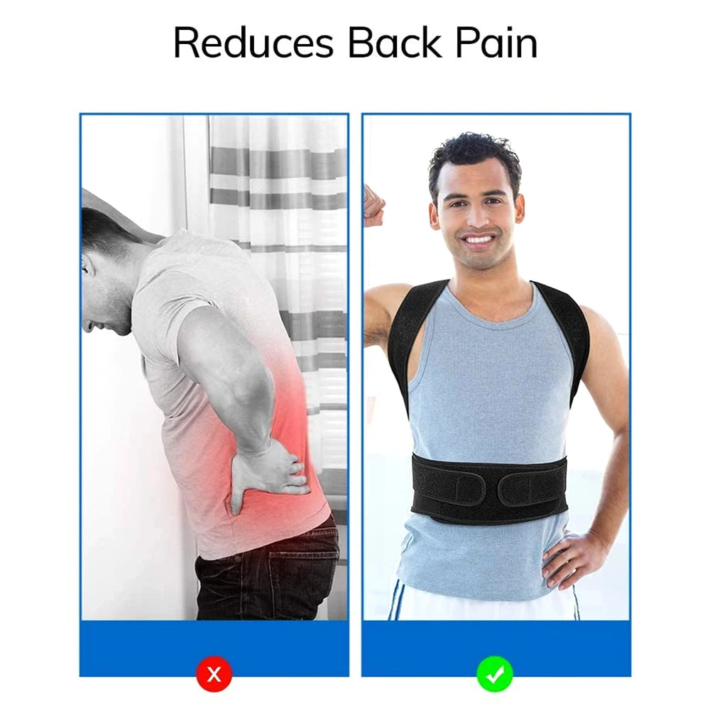 Attelle Dorsale Réglable – Correction Posture et Soulagement du Dos